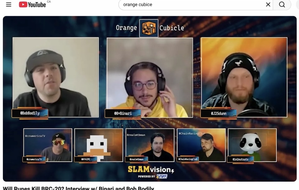 Orange Cubicle SLAMvision panel